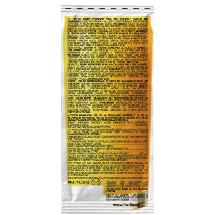 Frutilu instant napitek Ananas, 10 g - slika 2