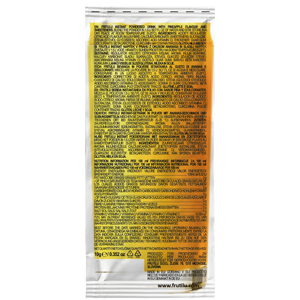 Frutilu instant napitek Ananas, 10 g - slika 2