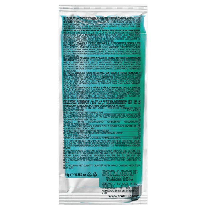Frutilu Instant-Getränk Tropische Früchte, 10 g – Bild 2
