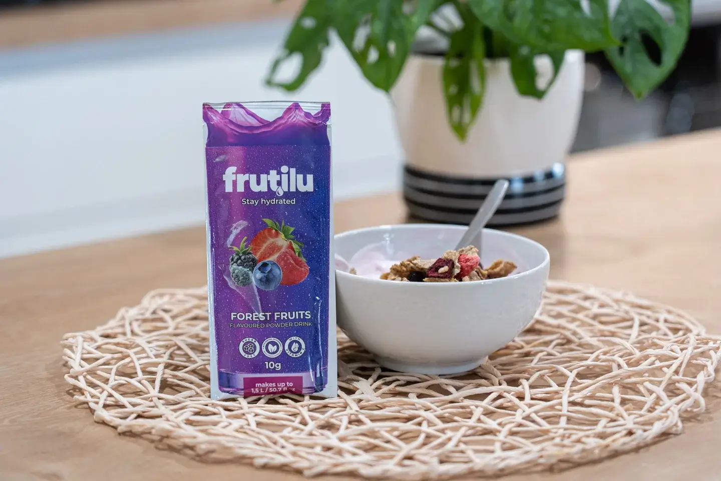 Frutilu recept: Grški jogurt s kosmiči