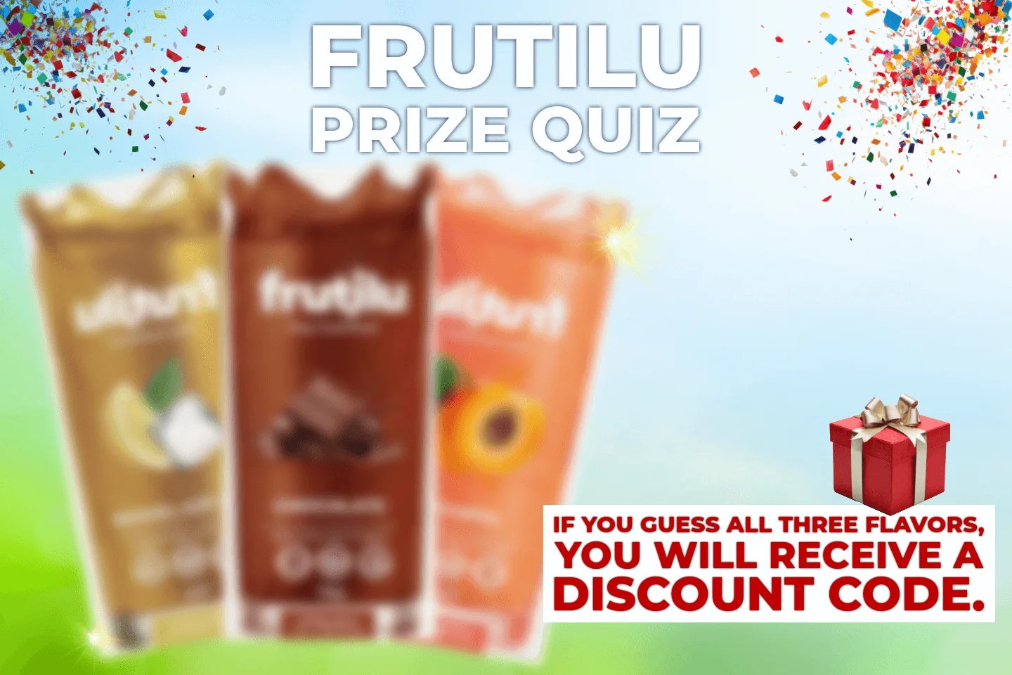 Giveaway: Three new flavors of Frutilu instant drinks are coming! Can you guess which ones?