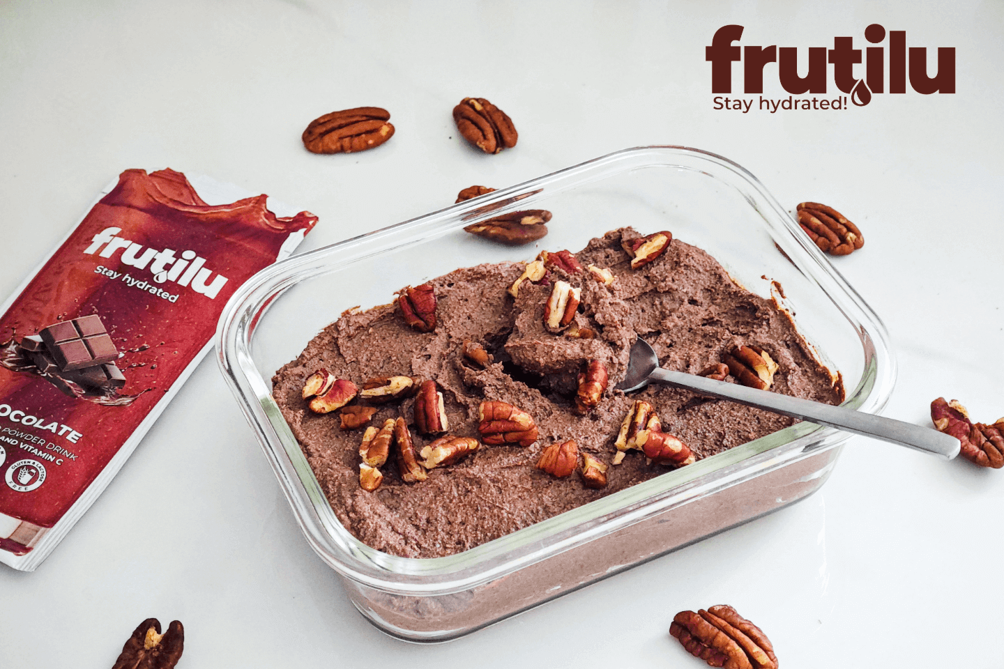 Frutilu recipe: Vegan chocolate mousse made with tofu