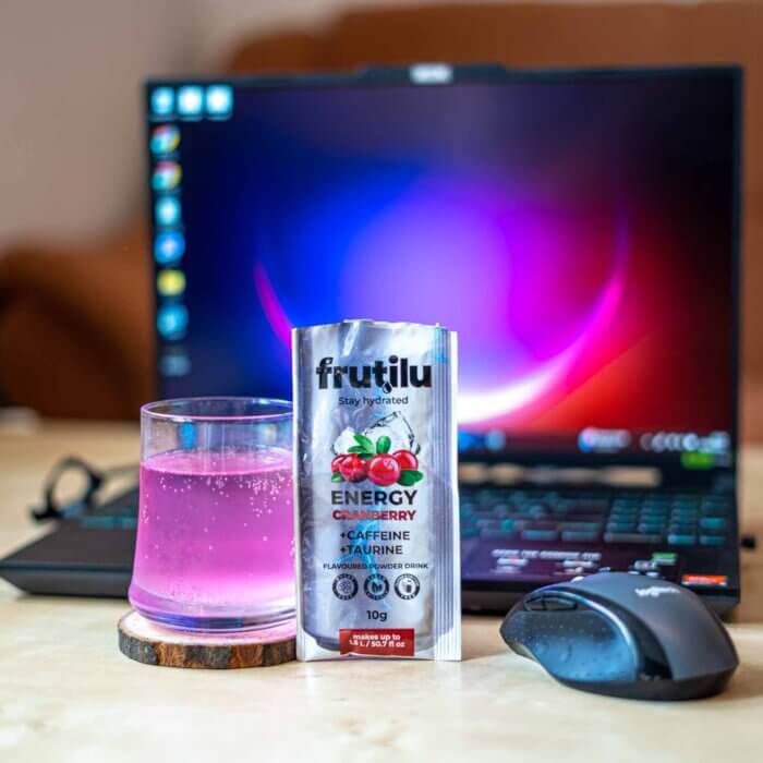 Frutilu Instant Drink Energy Cranberry, 100 g (maxi pack) - Image 2