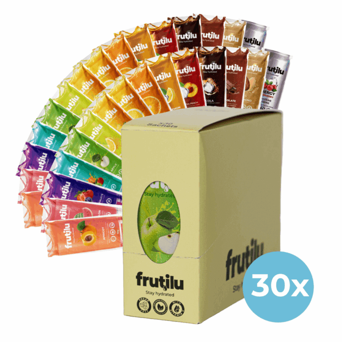 Frutilu Mischbox mit allen Geschmacksrichtungen (30 x 10 g)