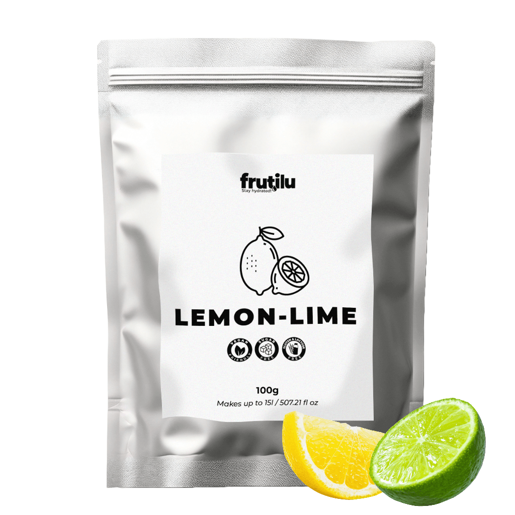 Frutilu Instant-Getränk Zitronen-Limetten, 100 g (Maxipackung)