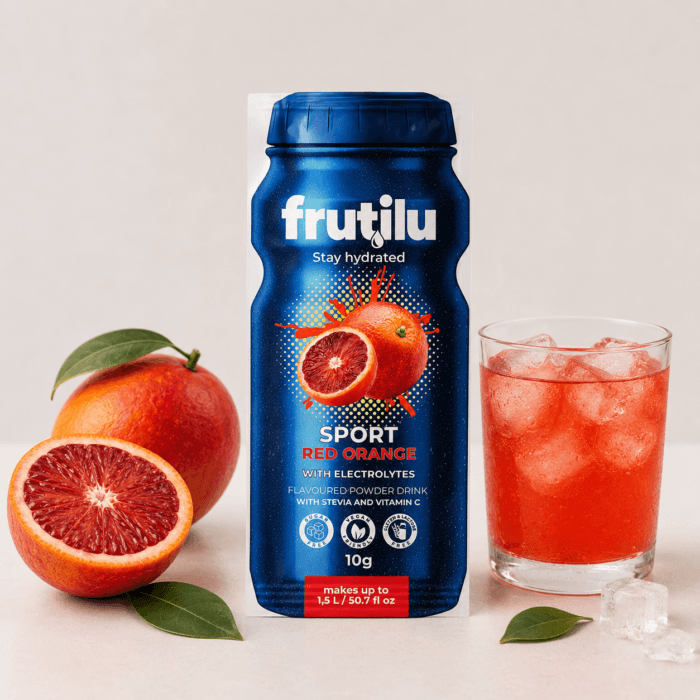 Frutilu instant napitak SPORT Crvena naranča, 10 g - Slika 3